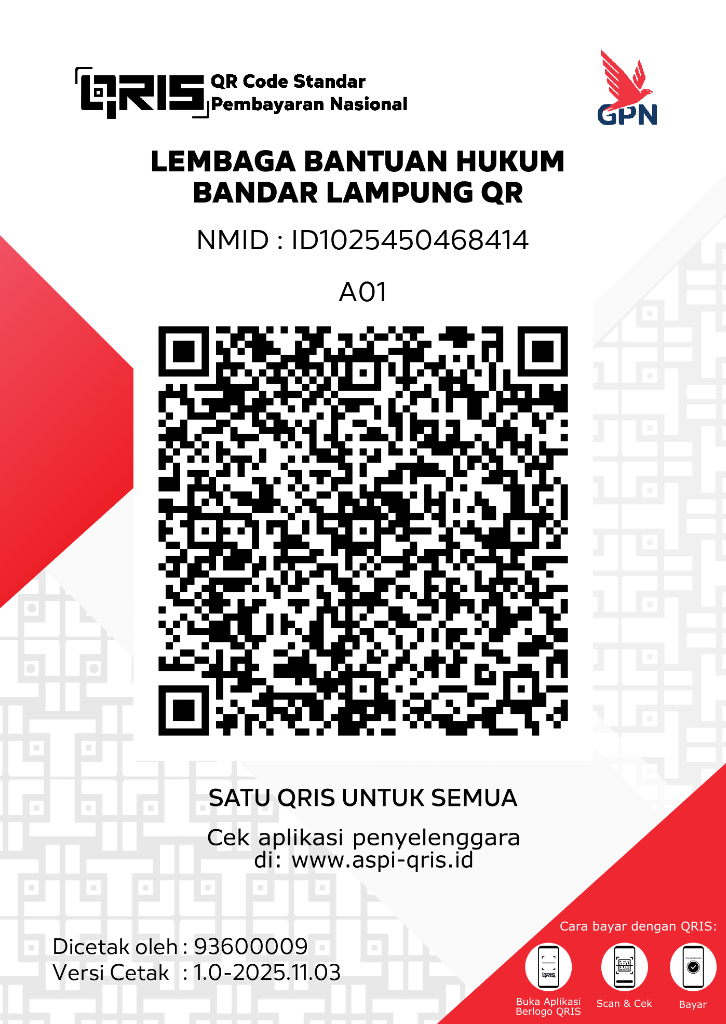 QRIS Lembaga Bantuan Hukum Bandar Lampung